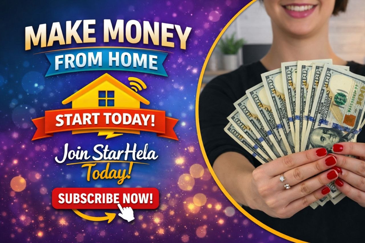 Create Starhela Account now – earn money online